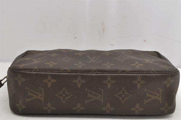 Auth Louis Vuitton Monogram Trousse Toilette 23 Clutch Bag M47524 Junk 1614K