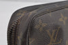 Auth Louis Vuitton Monogram Trousse Toilette 23 Clutch Bag M47524 Junk 1614K