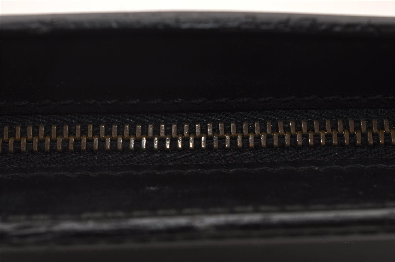 Authentic Louis Vuitton Epi Trousse Crete Clutch Bag Black M48402 LV Junk 1615I