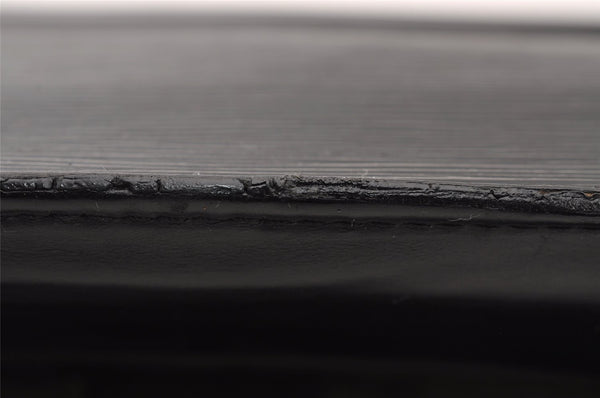 Authentic Louis Vuitton Epi Trousse Crete Clutch Bag Black M48402 LV Junk 1615I