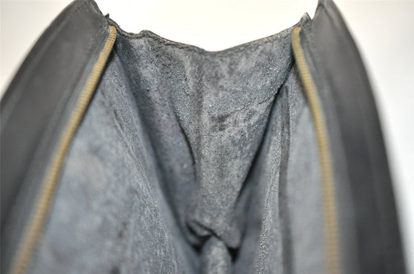 Authentic Louis Vuitton Epi Trousse Crete Clutch Bag Black M48402 LV Junk 1615I