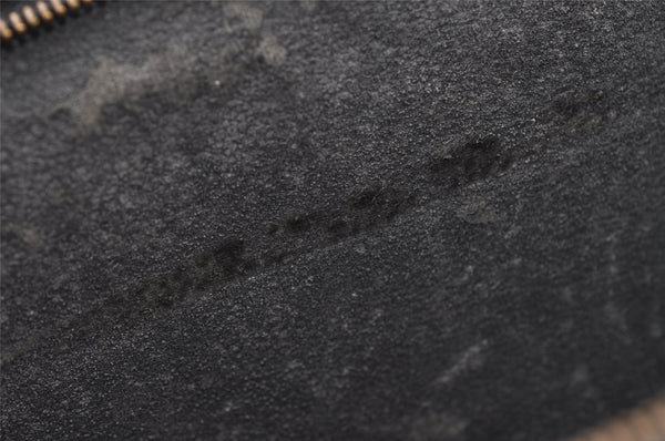 Authentic Louis Vuitton Epi Trousse Crete Clutch Bag Black M48402 LV Junk 1615I