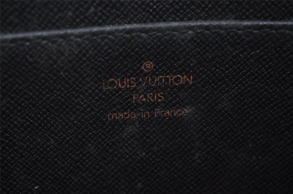 Authentic Louis Vuitton Epi Pochette Homme Clutch Hand Bag Black M52522 LV 1616I