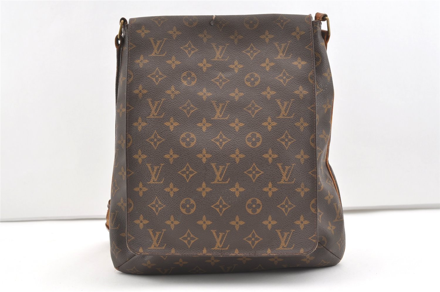 Authentic Louis Vuitton Monogram Musette Shoulder Cross Body Bag M51256 LV 1616J