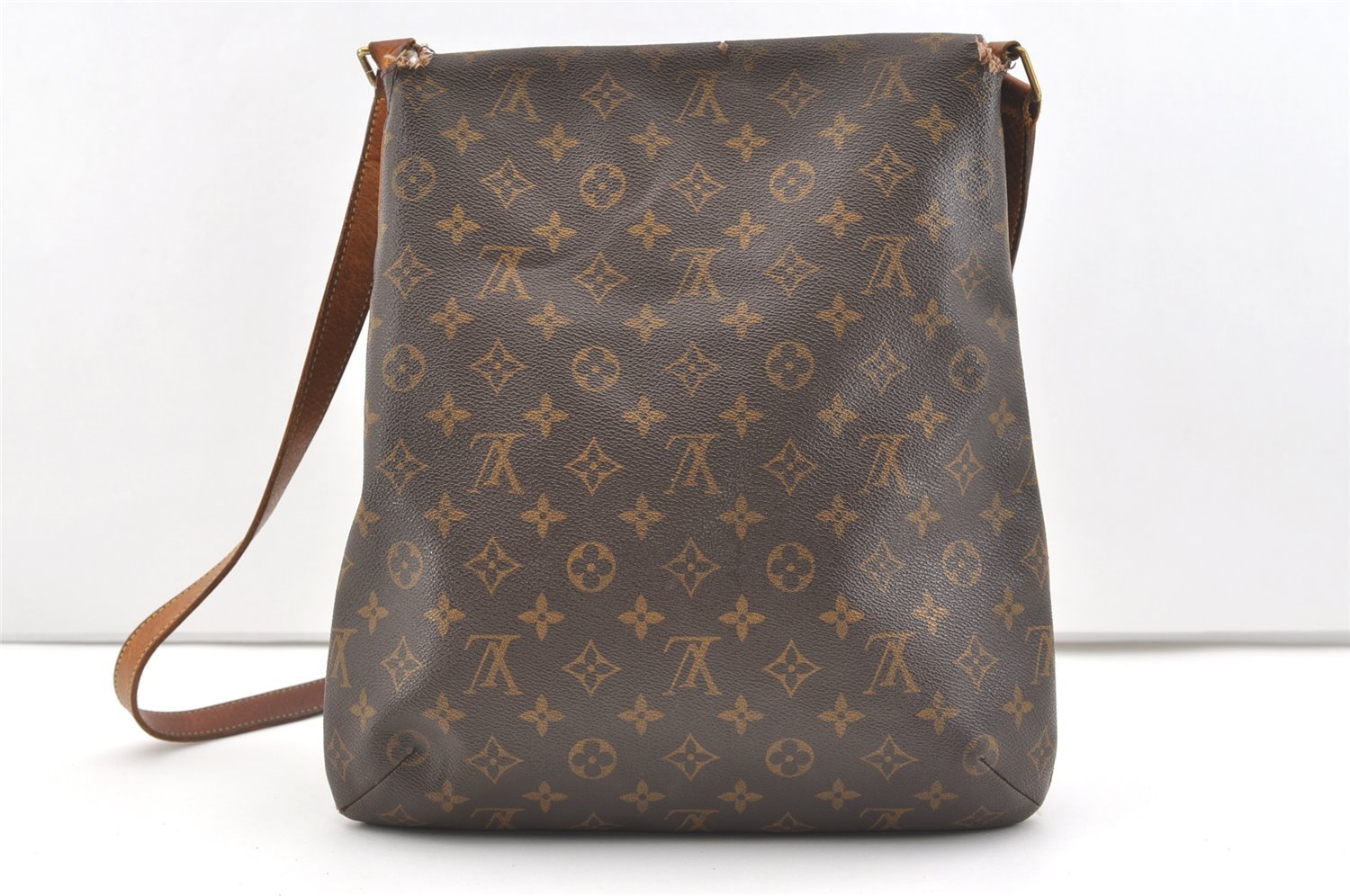 Authentic Louis Vuitton Monogram Musette Shoulder Cross Body Bag M51256 LV 1616J