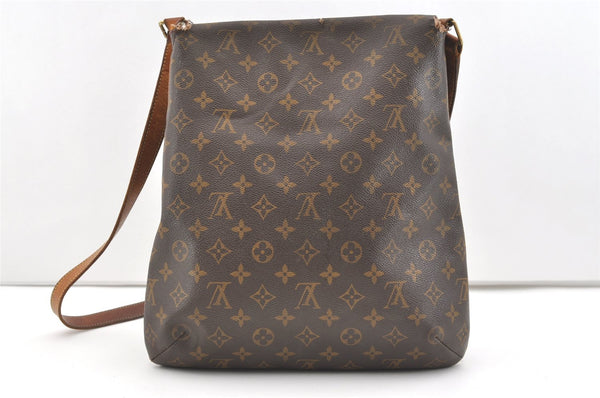 Authentic Louis Vuitton Monogram Musette Shoulder Cross Body Bag M51256 LV 1616J