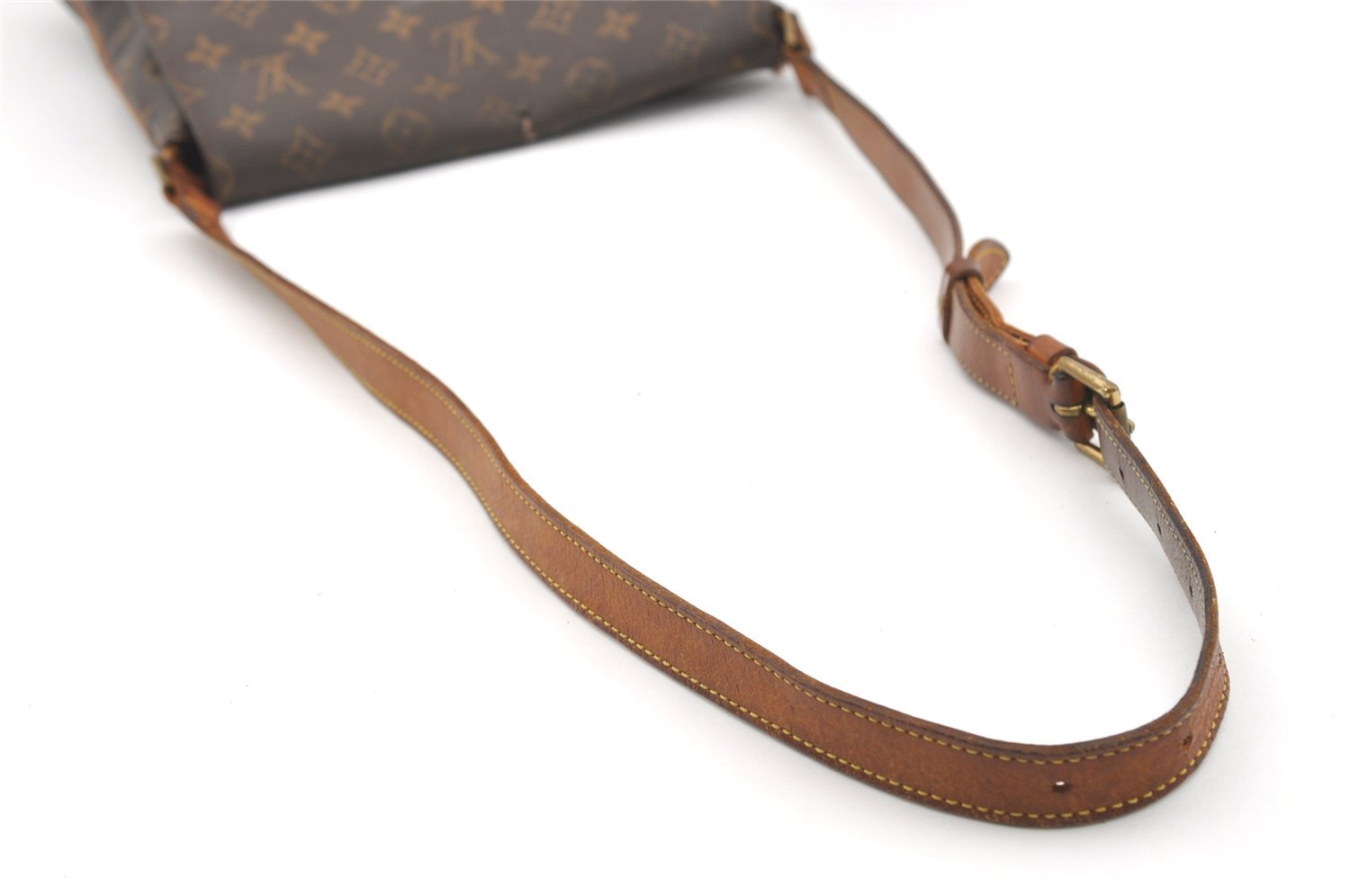 Authentic Louis Vuitton Monogram Musette Shoulder Cross Body Bag M51256 LV 1616J