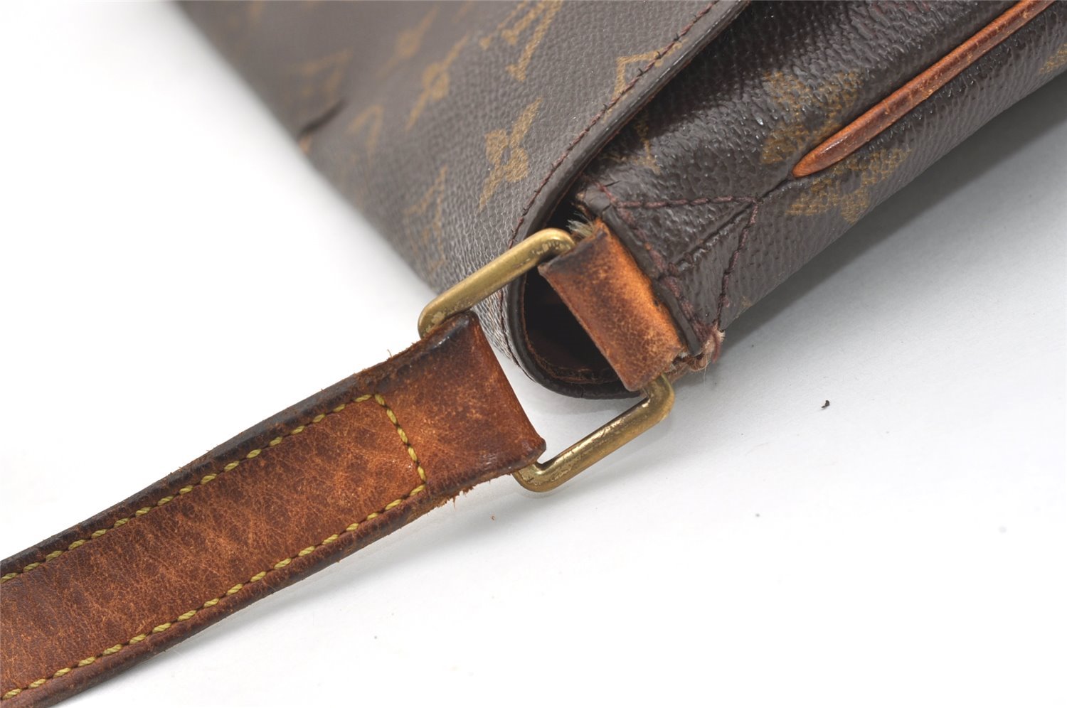 Authentic Louis Vuitton Monogram Musette Shoulder Cross Body Bag M51256 LV 1616J