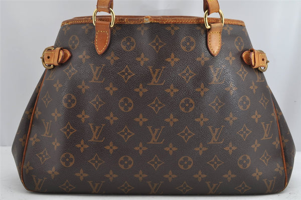 Auth Louis Vuitton Monogram Batignolles Horizontal Tote Bag M51154 Junk 1616K