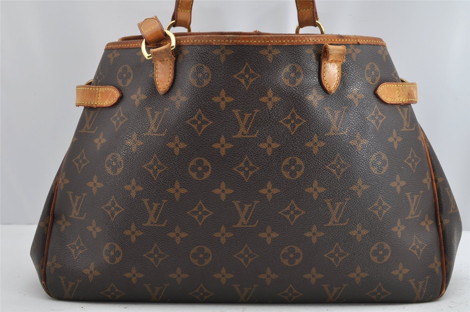 Auth Louis Vuitton Monogram Batignolles Horizontal Tote Bag M51154 Junk 1616K