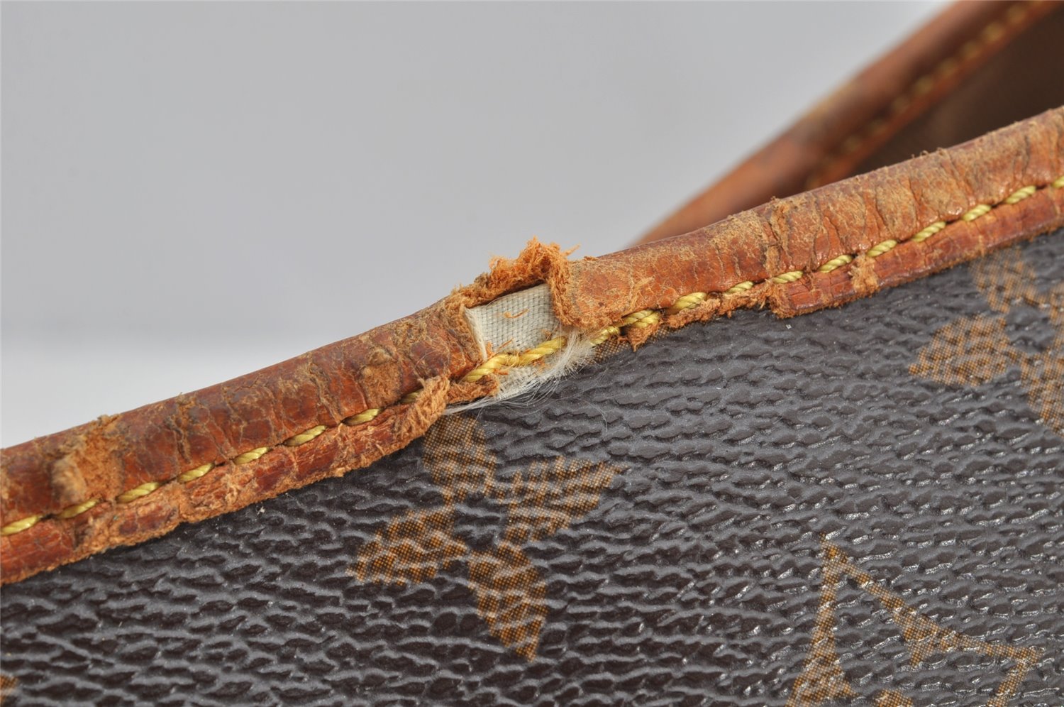 Auth Louis Vuitton Monogram Batignolles Horizontal Tote Bag M51154 Junk 1616K