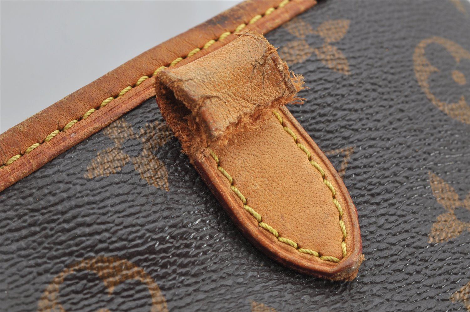 Auth Louis Vuitton Monogram Batignolles Horizontal Tote Bag M51154 Junk 1616K