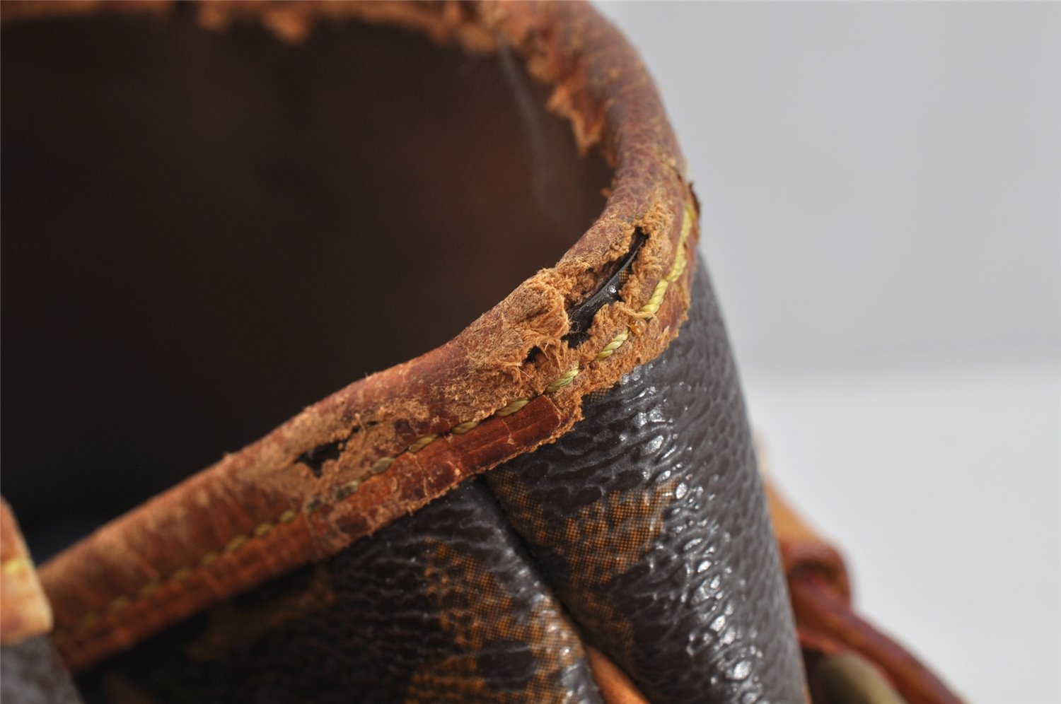 Auth Louis Vuitton Monogram Batignolles Horizontal Tote Bag M51154 Junk 1616K