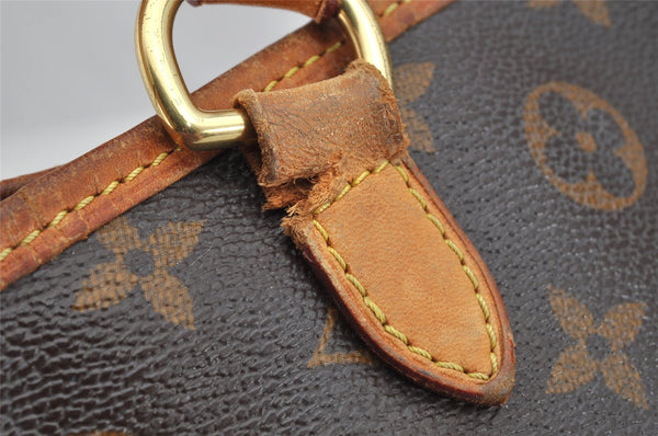 Auth Louis Vuitton Monogram Batignolles Horizontal Tote Bag M51154 Junk 1616K