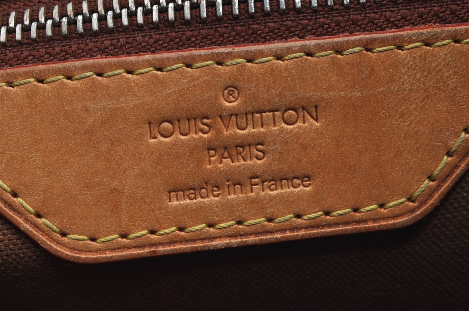 Auth Louis Vuitton Monogram Batignolles Horizontal Tote Bag M51154 Junk 1616K