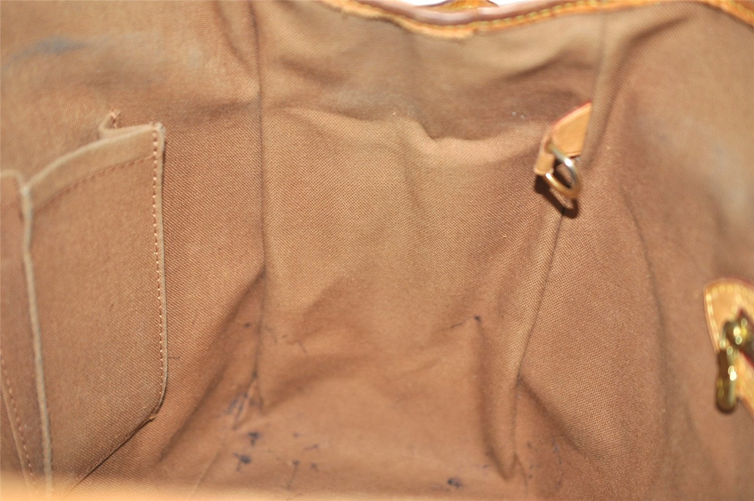 Auth Louis Vuitton Monogram Batignolles Horizontal Tote Bag M51154 Junk 1616K