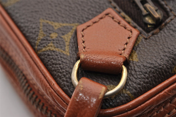 Authentic Louis Vuitton Monogram Pochette Sport Clutch Hand Bag Old Model 1617I