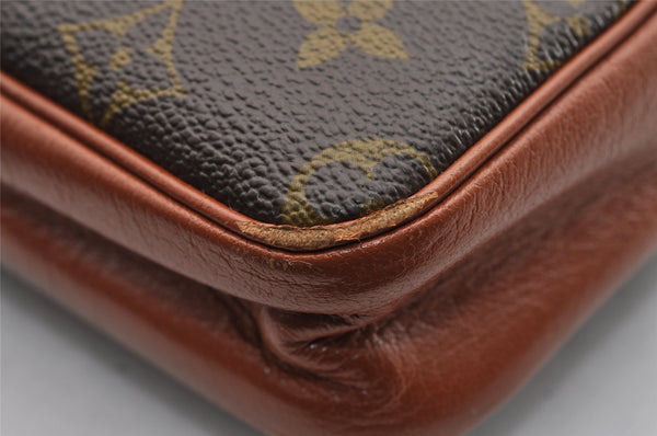 Authentic Louis Vuitton Monogram Pochette Sport Clutch Hand Bag Old Model 1617I