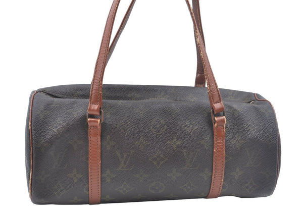 Authentic Louis Vuitton Monogram Papillon 30 Hand Bag Old Model LV Junk 1617J