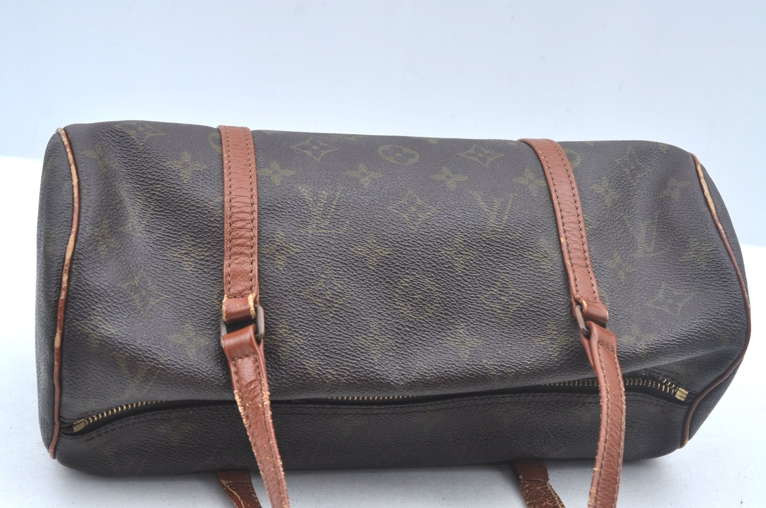 Authentic Louis Vuitton Monogram Papillon 30 Hand Bag Old Model LV Junk 1617J
