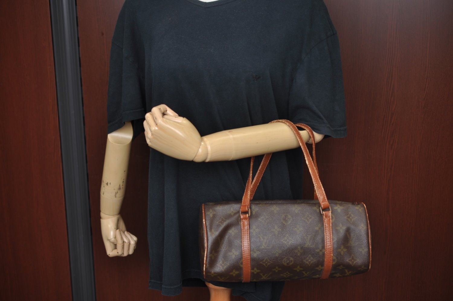 Authentic Louis Vuitton Monogram Papillon 30 Hand Bag Old Model LV Junk 1617J