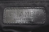 Authentic CHANEL New Travel Line 2Way Hand Bag Purse Nylon Leather Black 1617K