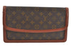 Auth Louis Vuitton Monogram Pochette Dame GM Clutch Hand Bag Old Model LV 1618J