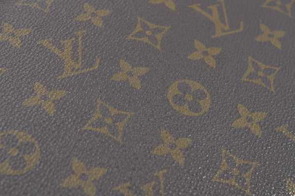 Auth Louis Vuitton Monogram Pochette Dame GM Clutch Hand Bag Old Model LV 1618J