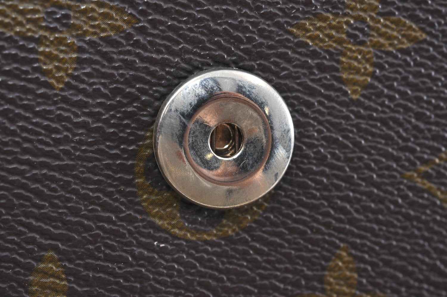 Auth Louis Vuitton Monogram Pochette Dame GM Clutch Hand Bag Old Model LV 1618J