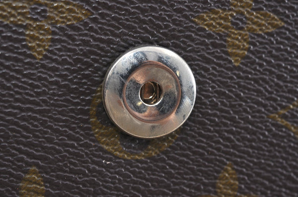 Auth Louis Vuitton Monogram Pochette Dame GM Clutch Hand Bag Old Model LV 1618J