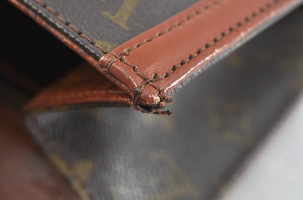 Auth Louis Vuitton Monogram Pochette Dame GM Clutch Hand Bag Old Model LV 1618J