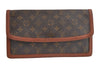 Authentic Louis Vuitton Monogram Pochette Dame GM M51810 Clutch Hand Bag 1619J