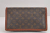 Authentic Louis Vuitton Monogram Pochette Dame GM M51810 Clutch Hand Bag 1619J