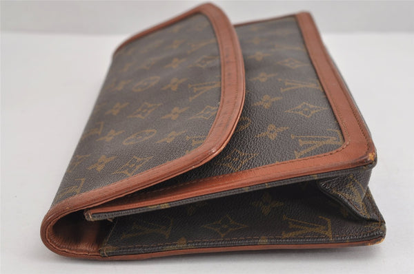 Authentic Louis Vuitton Monogram Pochette Dame GM M51810 Clutch Hand Bag 1619J