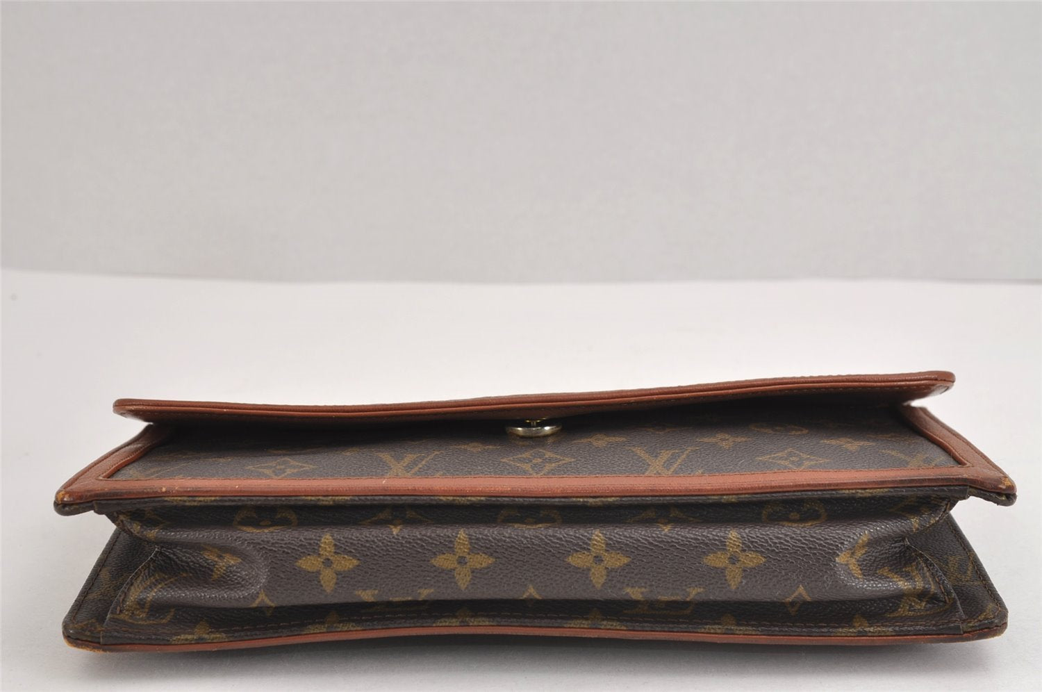 Authentic Louis Vuitton Monogram Pochette Dame GM M51810 Clutch Hand Bag 1619J