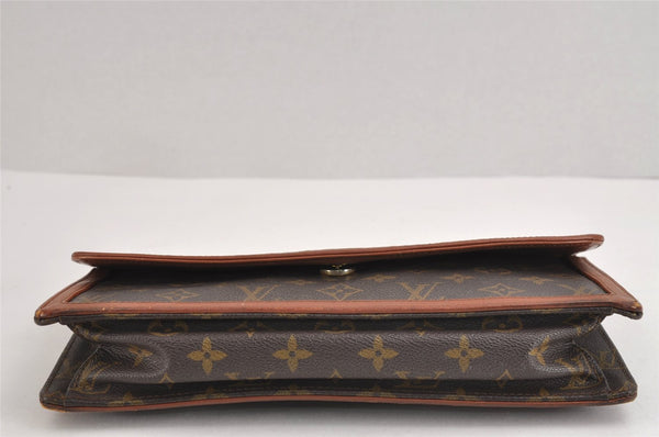 Authentic Louis Vuitton Monogram Pochette Dame GM M51810 Clutch Hand Bag 1619J