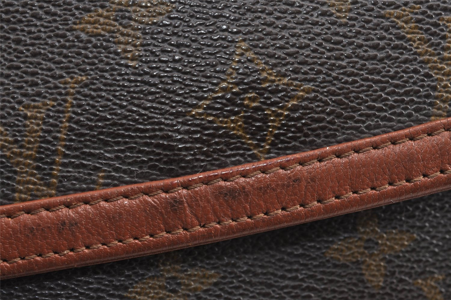 Authentic Louis Vuitton Monogram Pochette Dame GM M51810 Clutch Hand Bag 1619J