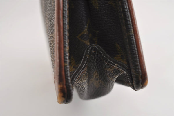 Authentic Louis Vuitton Monogram Pochette Dame GM M51810 Clutch Hand Bag 1619J