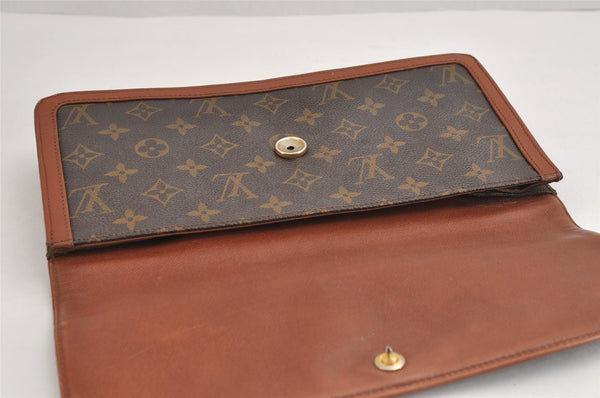 Authentic Louis Vuitton Monogram Pochette Dame GM M51810 Clutch Hand Bag 1619J