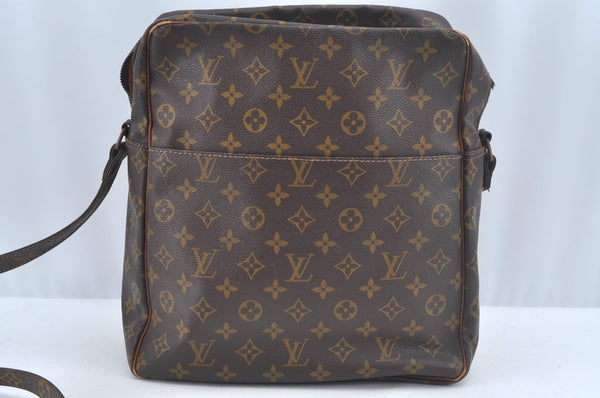 Authentic Louis Vuitton Monogram Marceau Shoulder Cross Bag Old Model Junk 1620J