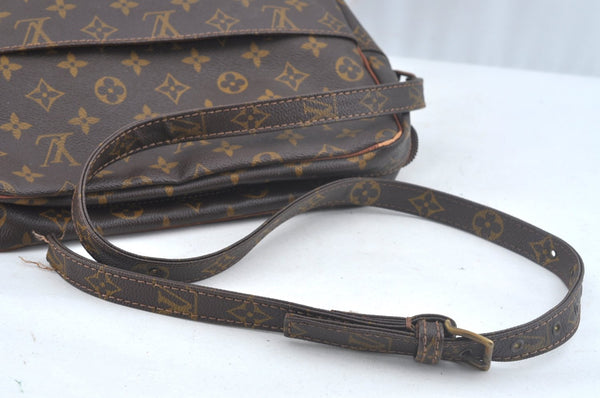 Authentic Louis Vuitton Monogram Marceau Shoulder Cross Bag Old Model Junk 1620J