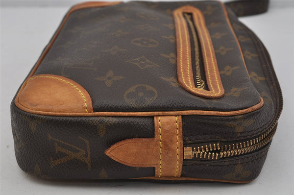 Authentic Louis Vuitton Monogram Marly Dragonne GM M51825 Clutch Bag Junk 1621J