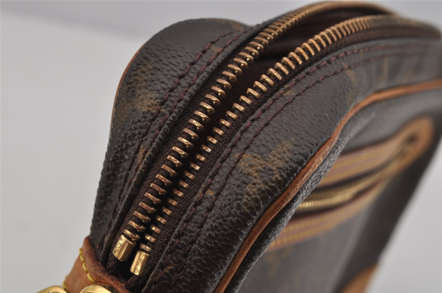 Authentic Louis Vuitton Monogram Marly Dragonne GM M51825 Clutch Bag Junk 1621J