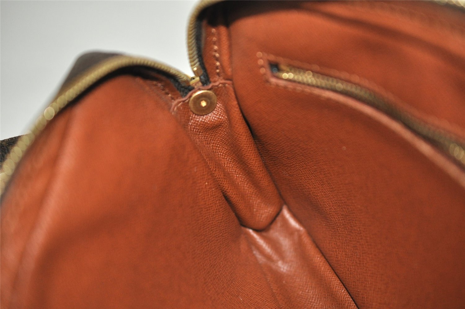 Authentic Louis Vuitton Monogram Marly Dragonne GM M51825 Clutch Bag Junk 1621J