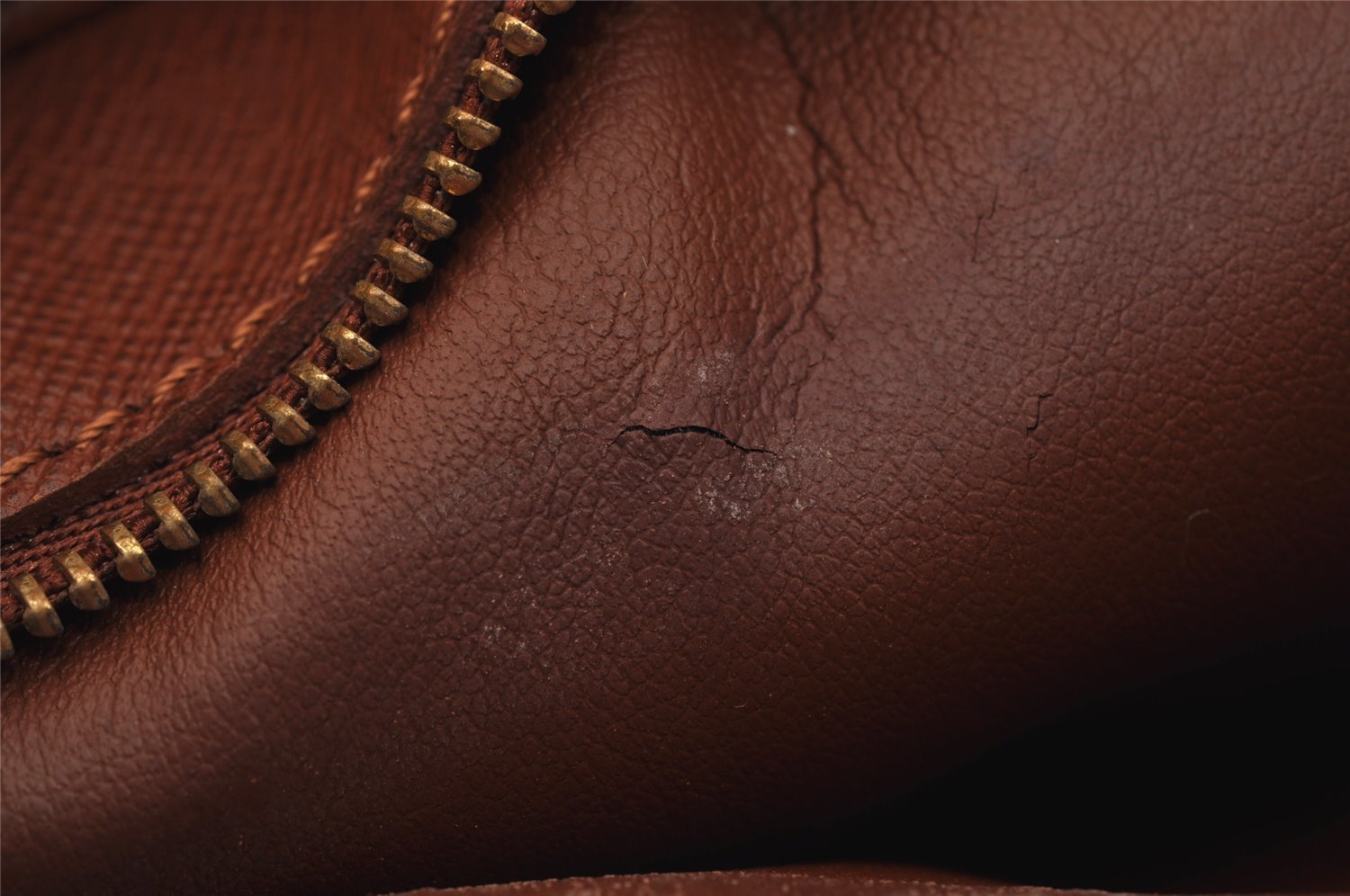 Authentic Louis Vuitton Monogram Marly Dragonne GM M51825 Clutch Bag Junk 1621J