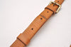 Authentic Louis Vuitton Leather Shoulder Strap Beige 36.8-43.3" LV 1622J