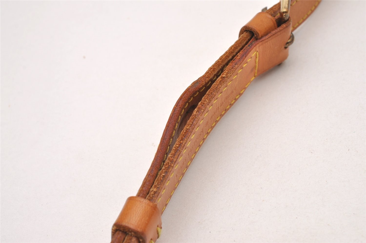 Authentic Louis Vuitton Leather Shoulder Strap Beige 36.8-43.3