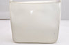 Authentic GUCCI Vintage Shoulder Bag Purse Enamel White Junk 1622K