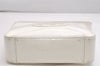 Authentic GUCCI Vintage Shoulder Bag Purse Enamel White Junk 1622K