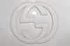 Authentic GUCCI Vintage Shoulder Bag Purse Enamel White Junk 1622K
